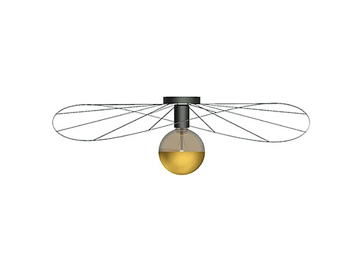 Applique - Plafonnier Solis 70 noir