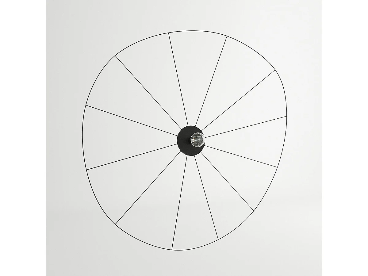 Applique - Plafonnier Solis 70 noir