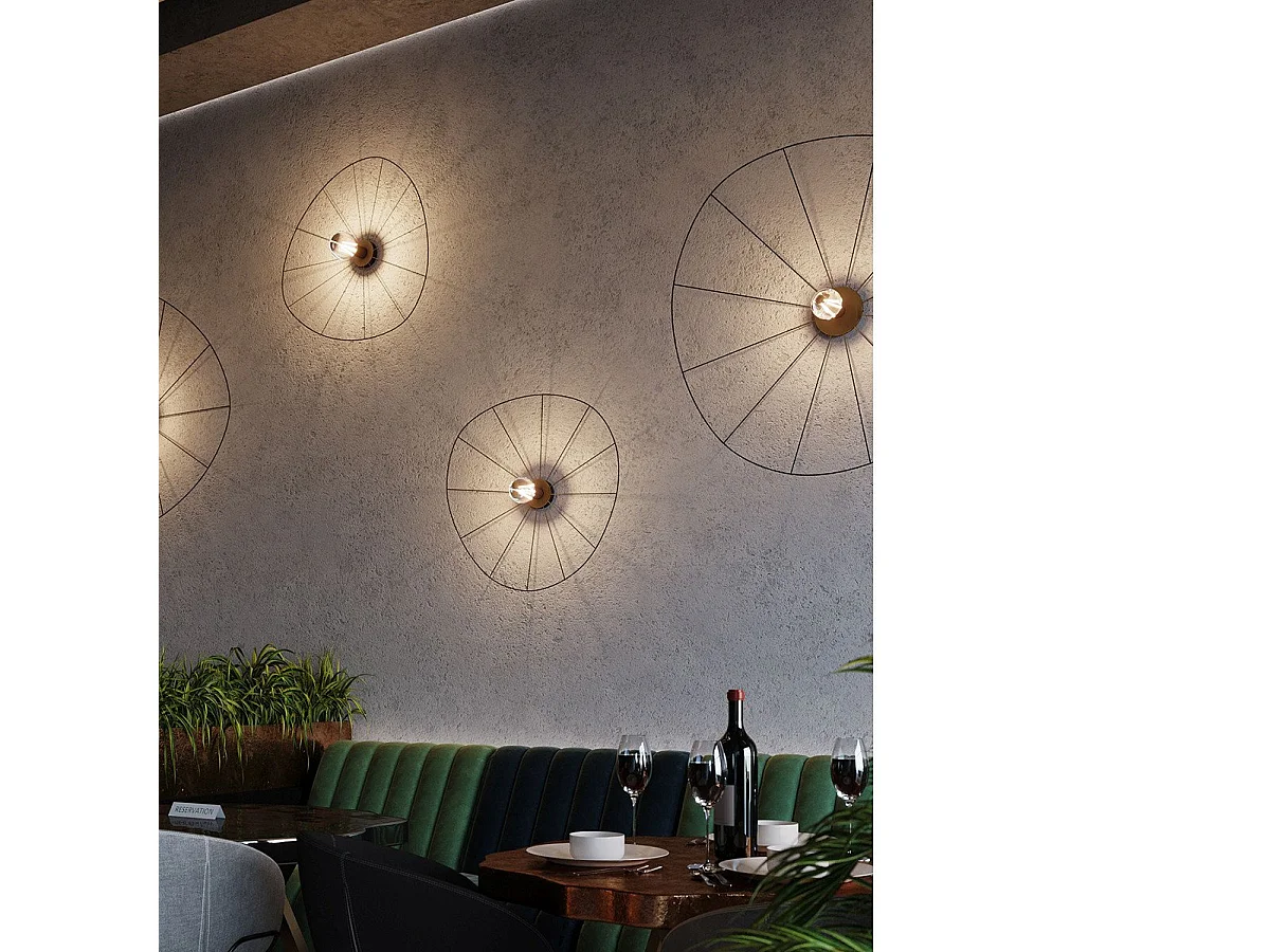 Applique - Plafonnier Solis 70 noir