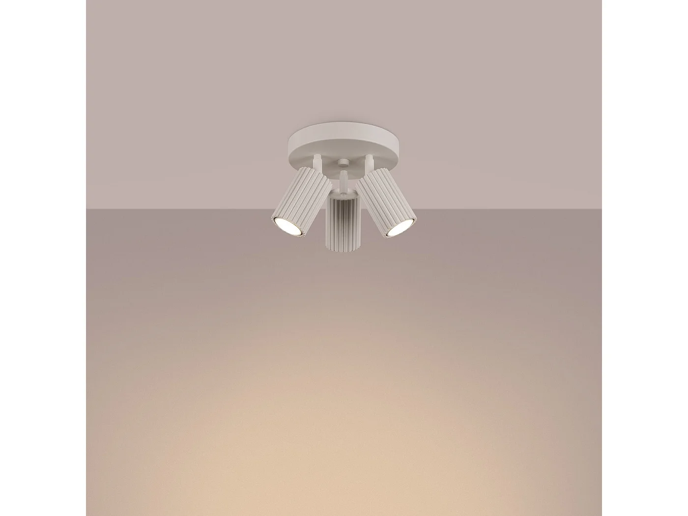 Plafonnier Onyx 3P beige