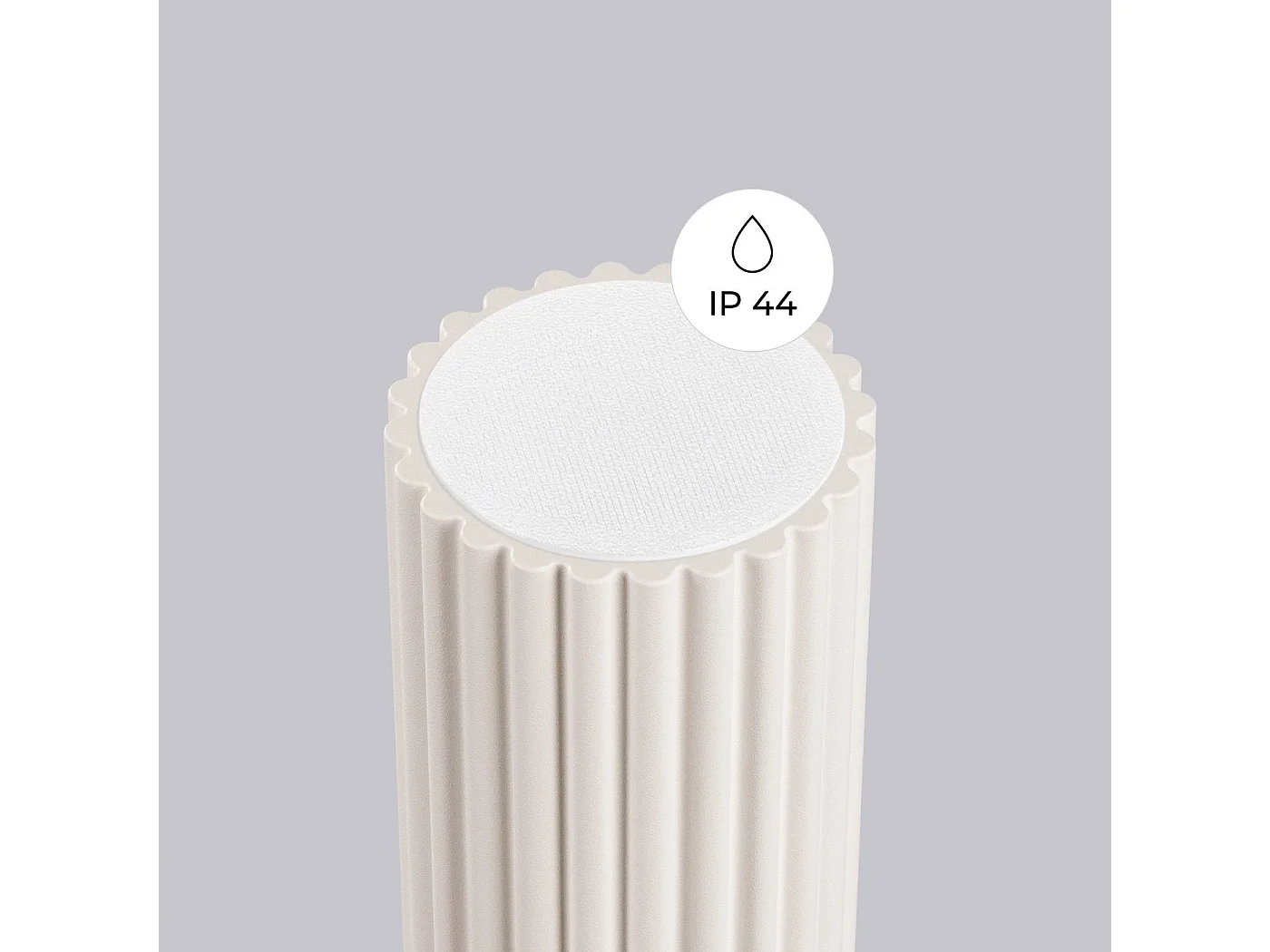 Plafonnier Orbis beige IP44