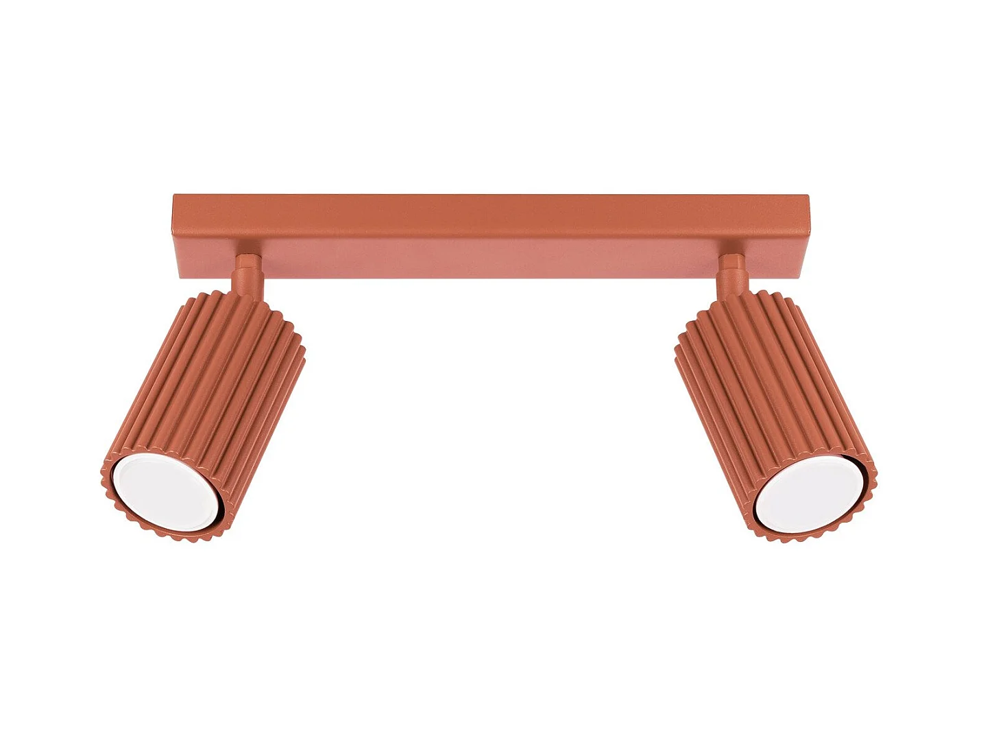 Plafonnier Onyx 2 rouge ocre