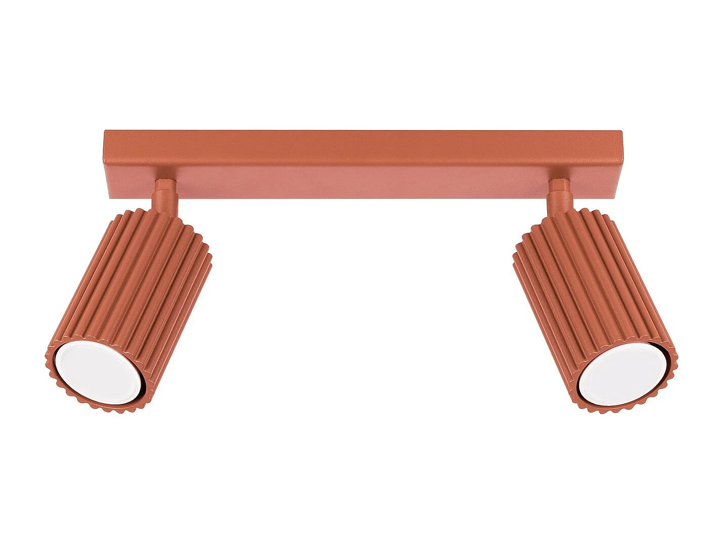 Plafonnier Onyx 2 rouge ocre