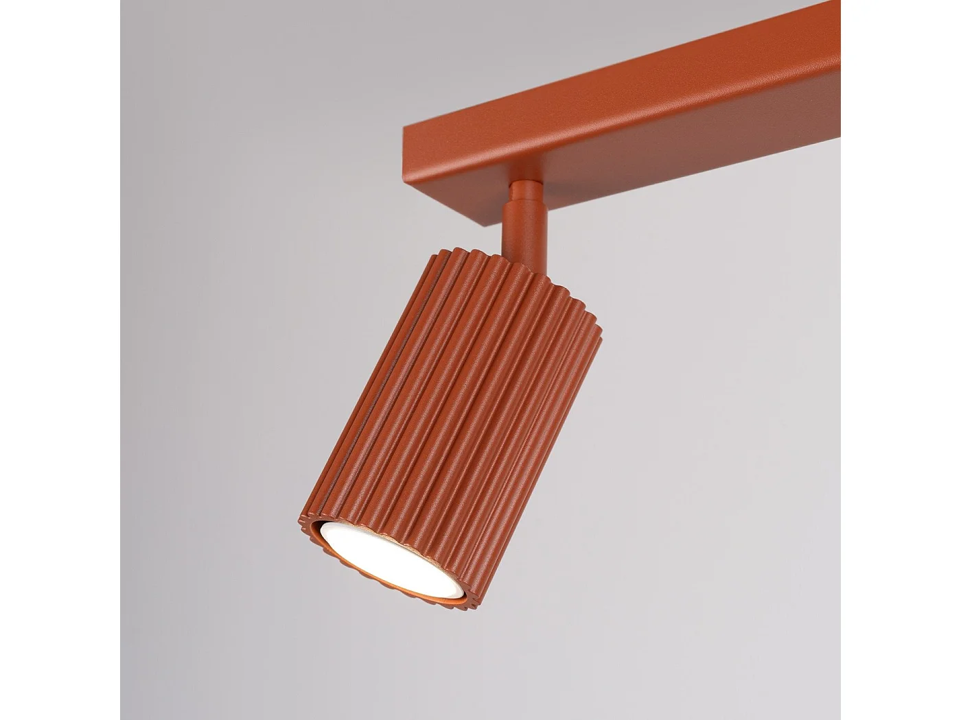 Plafonnier Onyx 2 rouge ocre