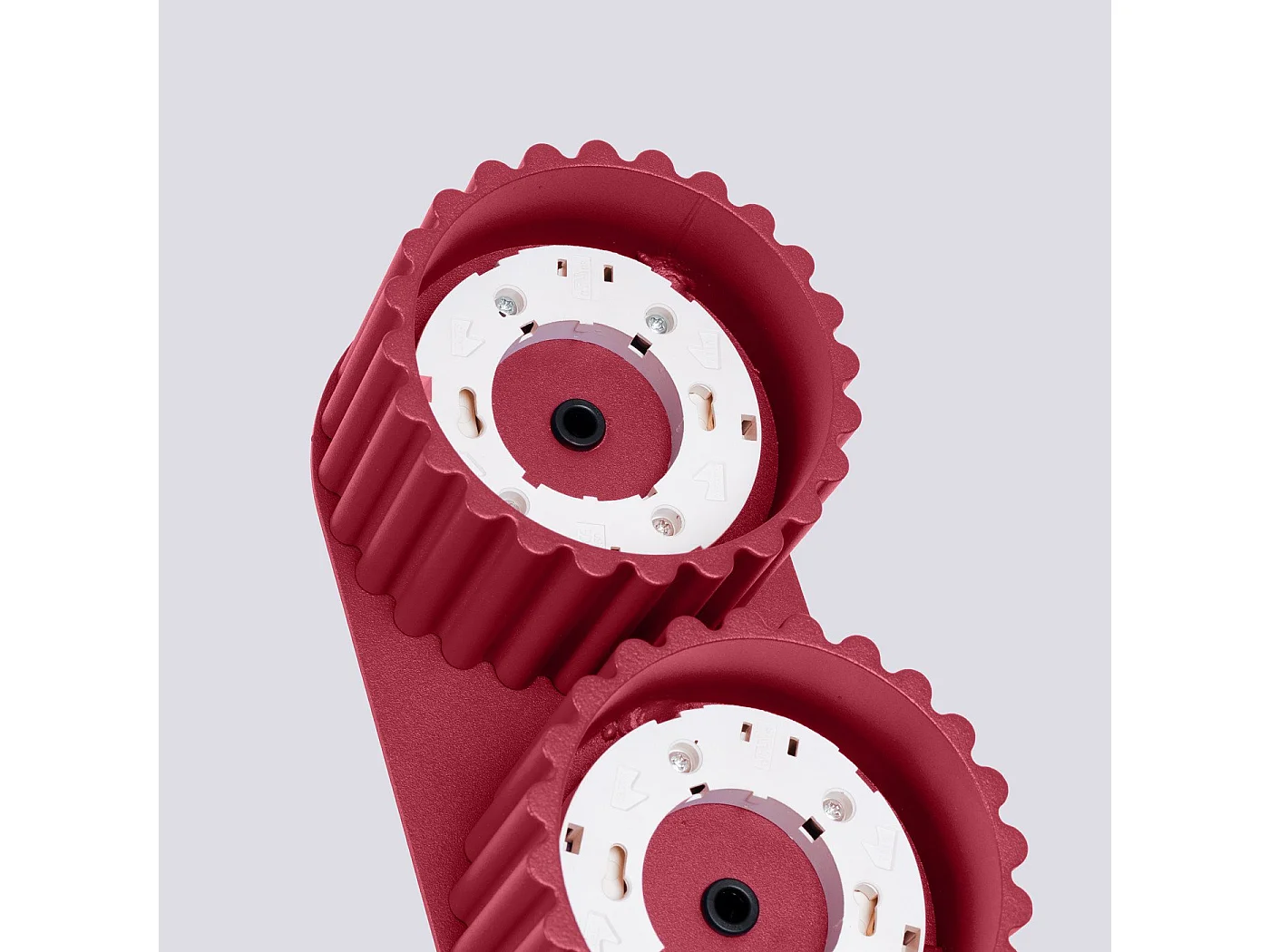 Plafonnier Aurélis 2 bordeaux Gx53