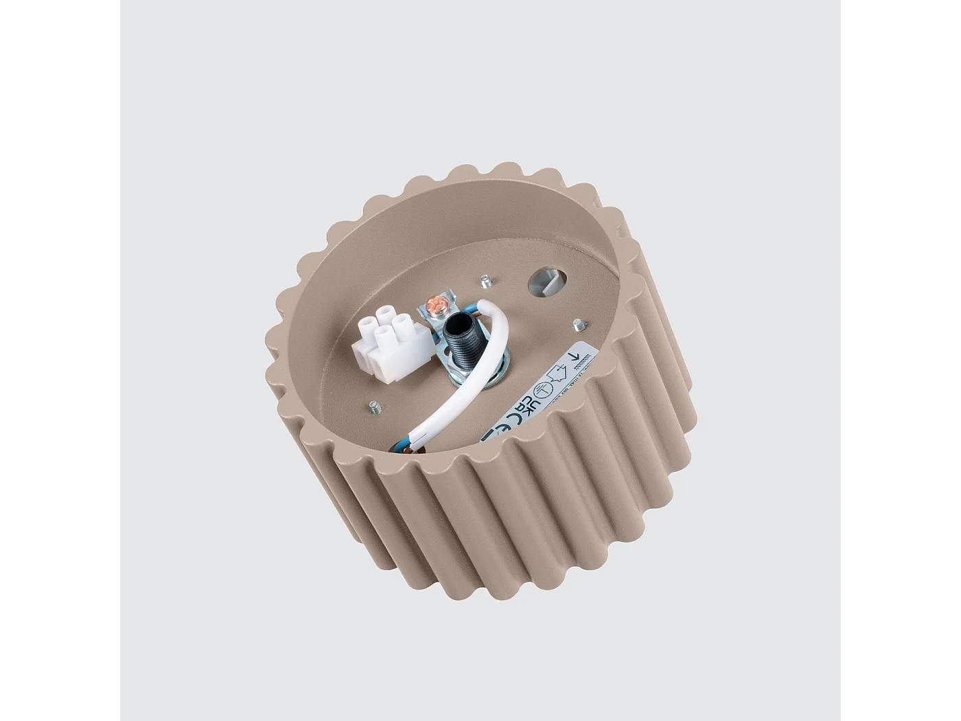 Plafonnier Aurélis 1 taupe Gx53