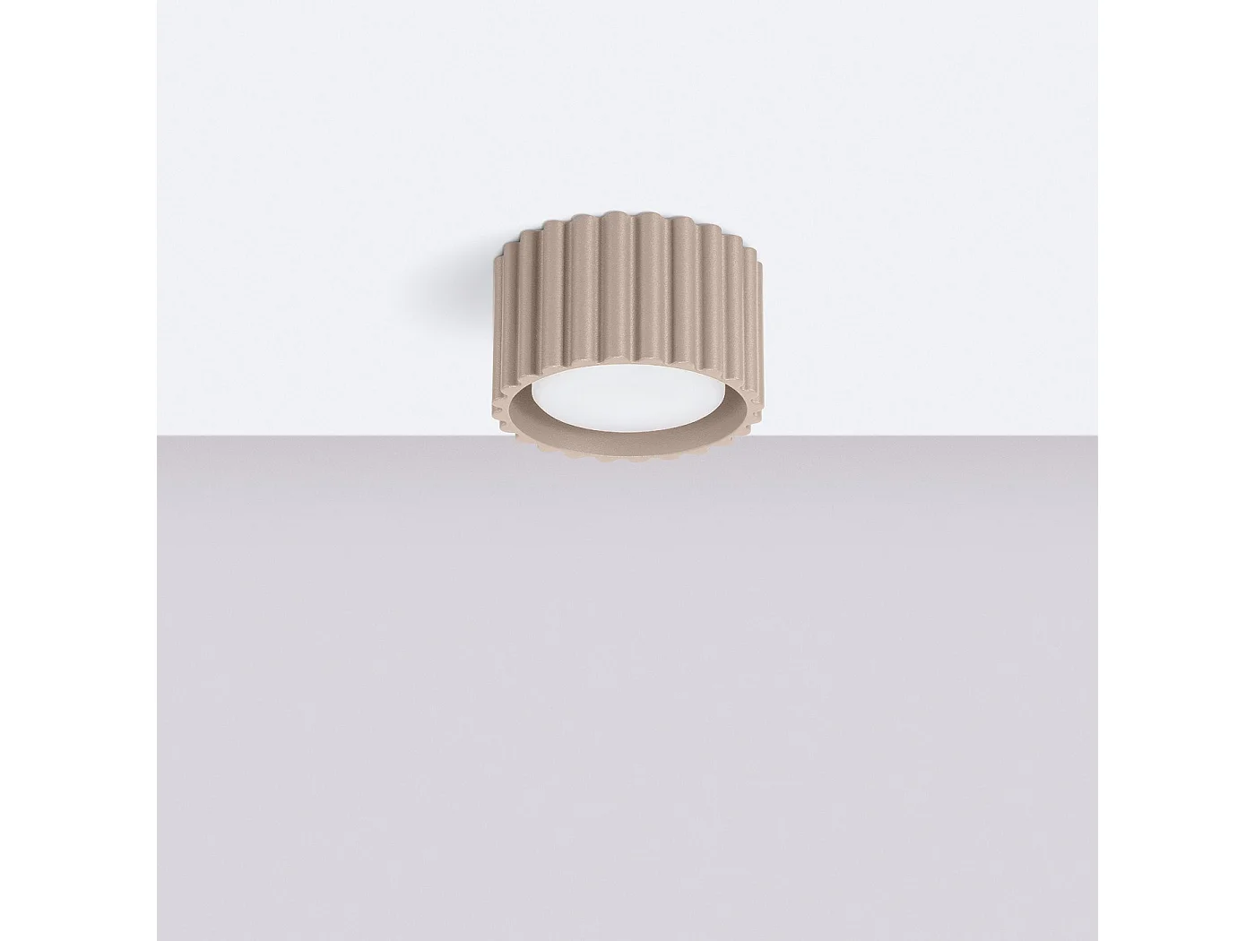 Plafonnier Aurélis 1 taupe Gx53