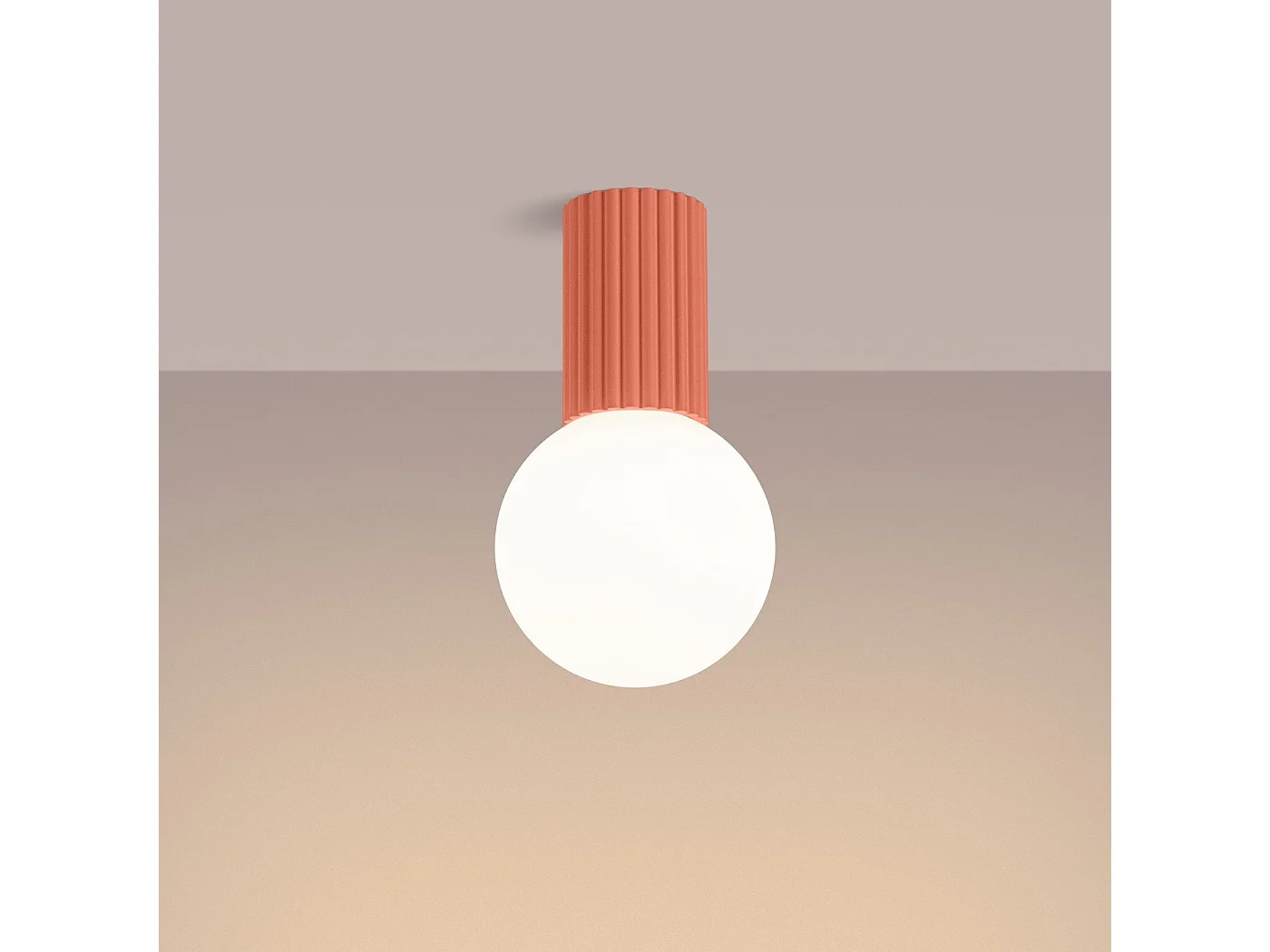 Plafonnier Orbis peach IP44