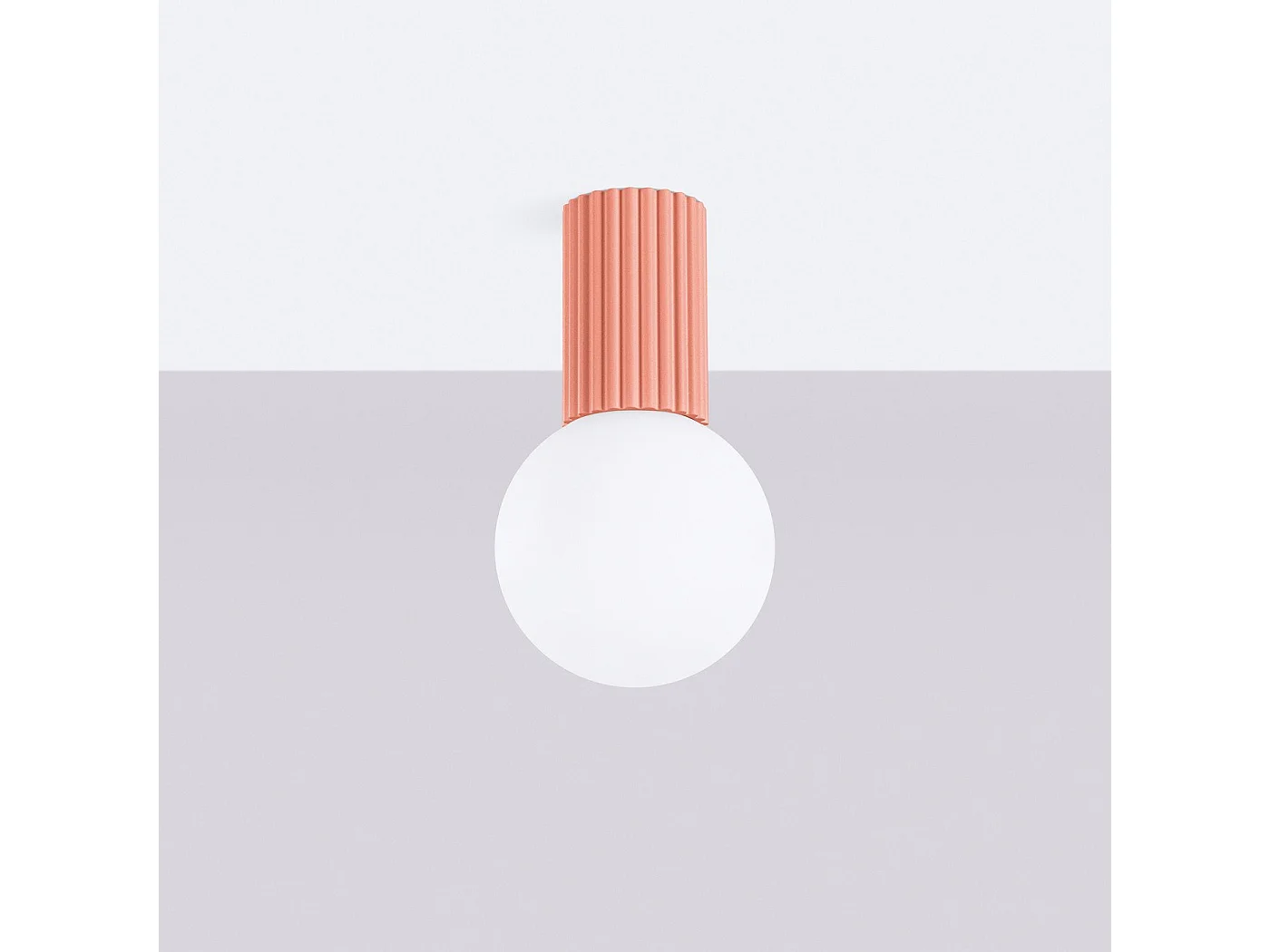 Plafonnier Orbis peach IP44