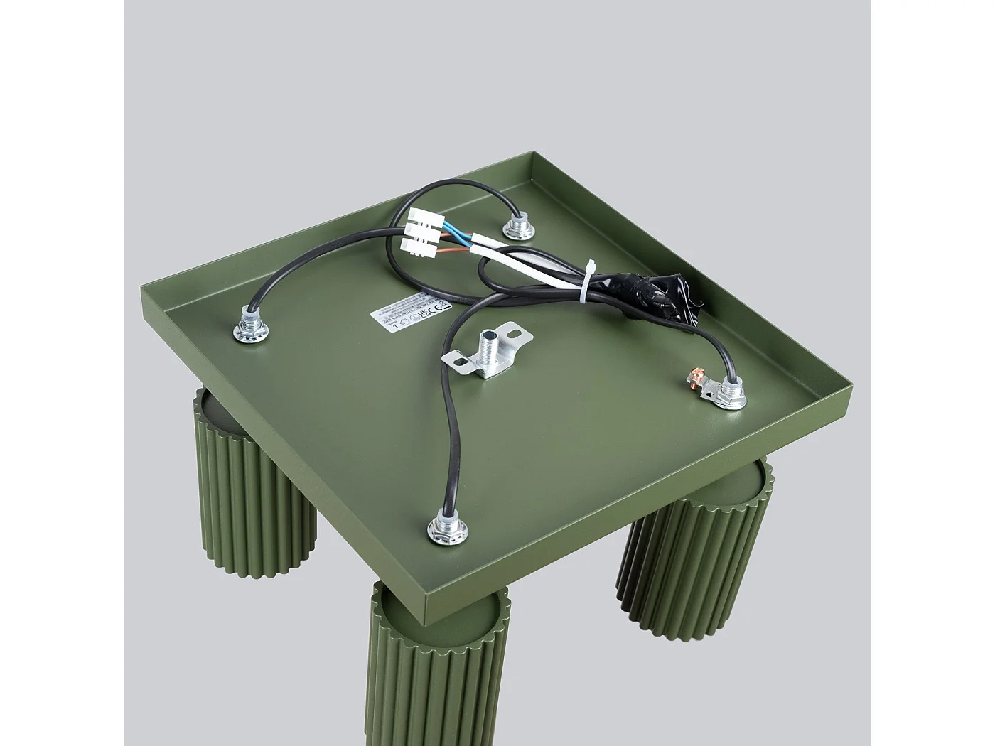 Plafonnier Onyx 4 vert olive