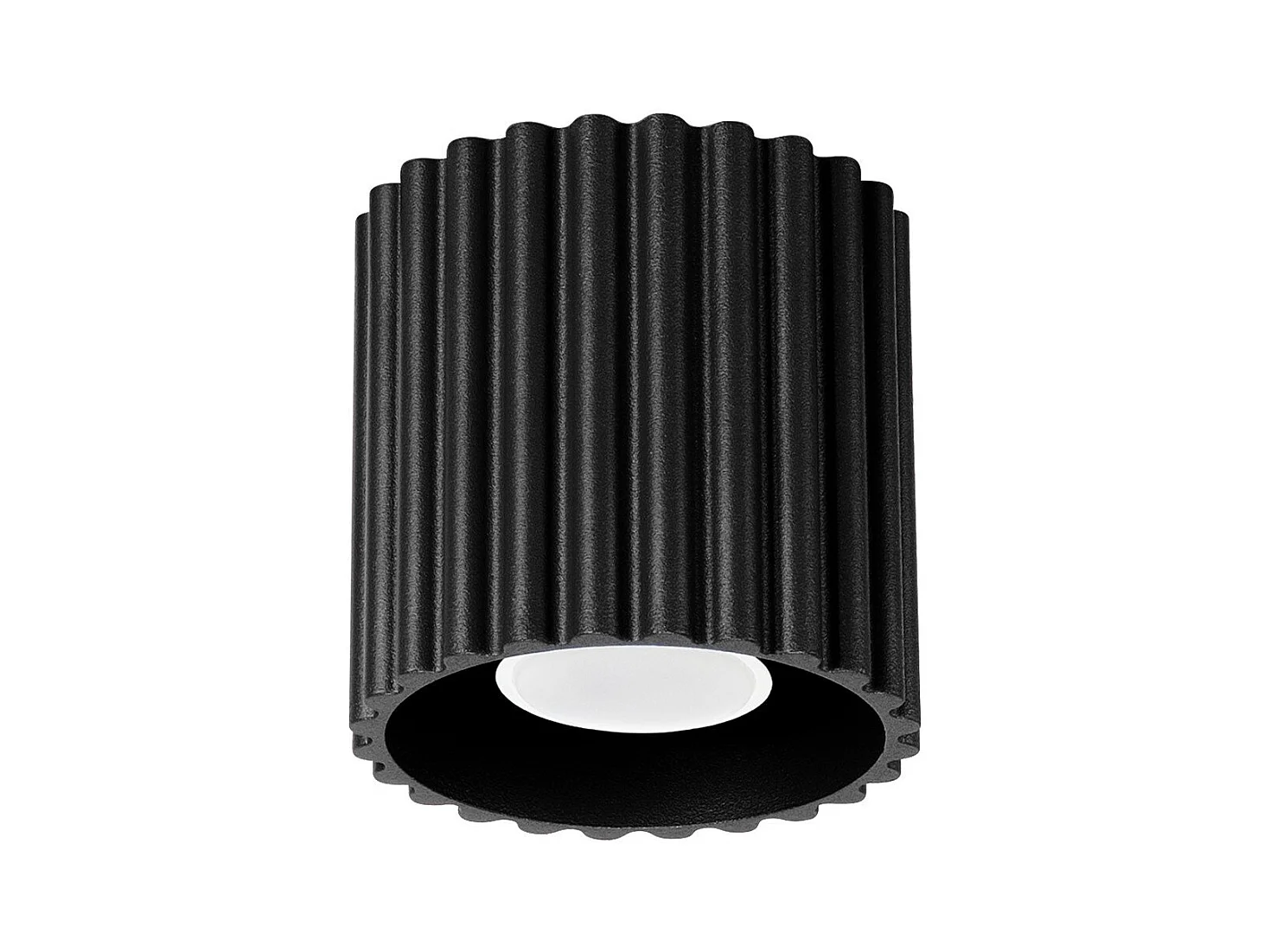 Plafonnier Aurélis 1 noir GU10