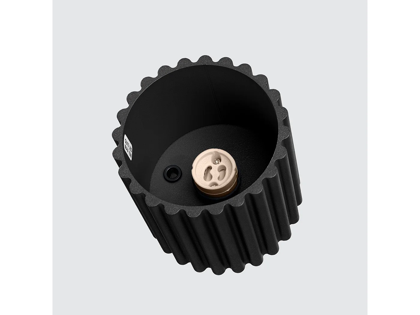 Plafonnier Aurélis 1 noir GU10