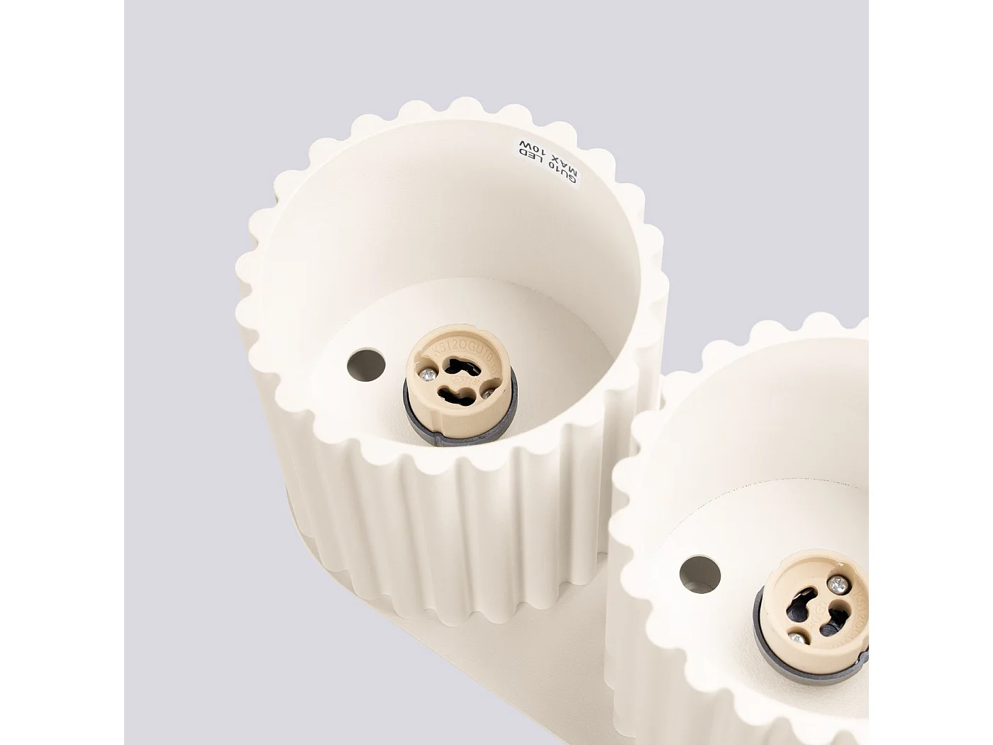 Plafonnier Aurélis 2 beige GU10