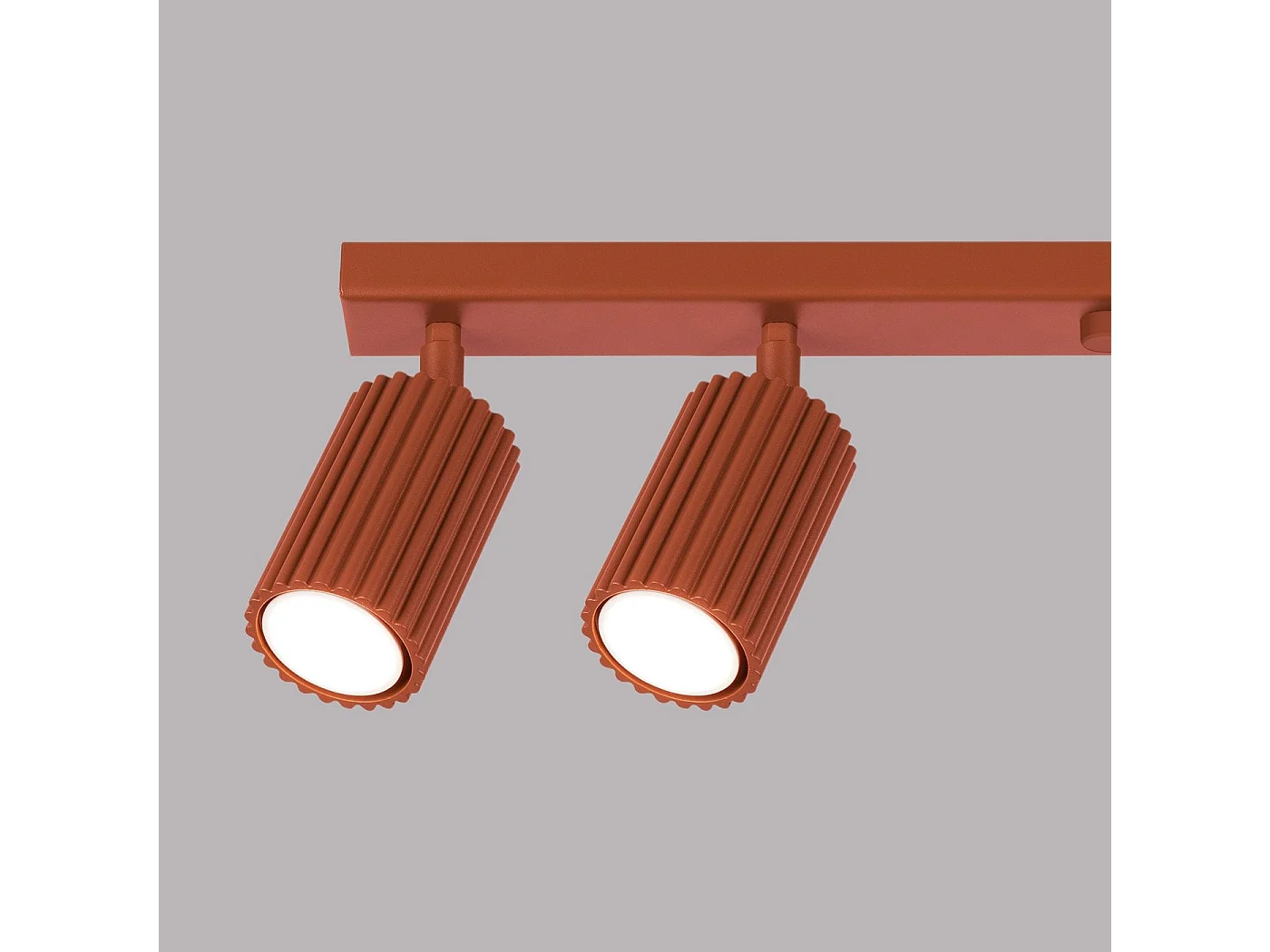 Plafonnier Onyx 6L rouge ocre