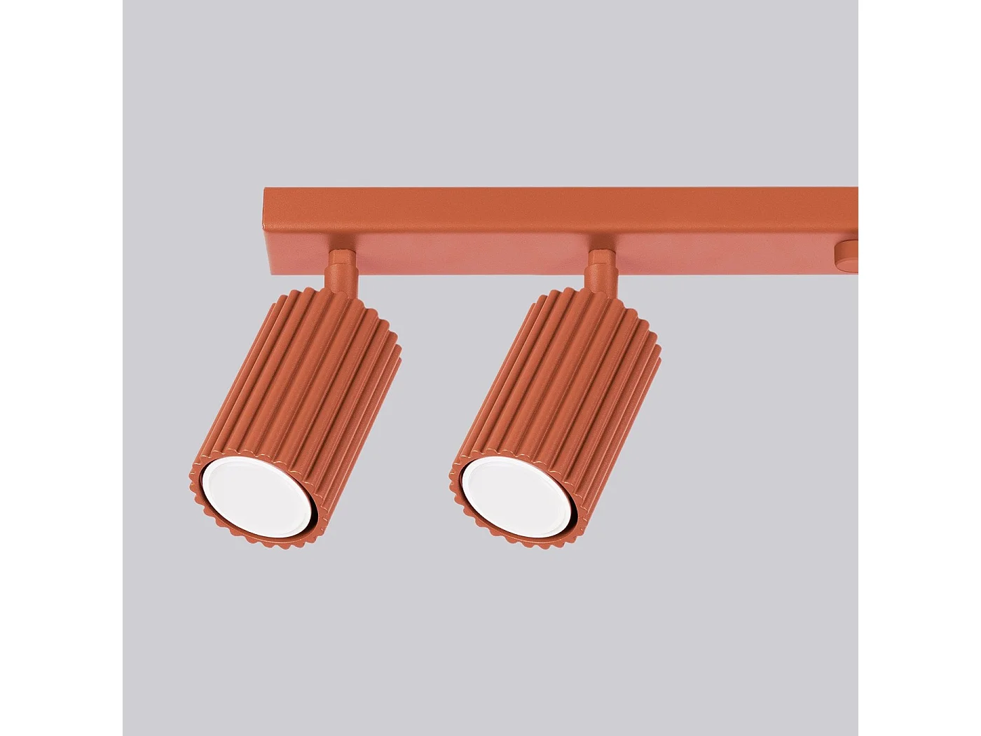 Plafonnier Onyx 6L rouge ocre