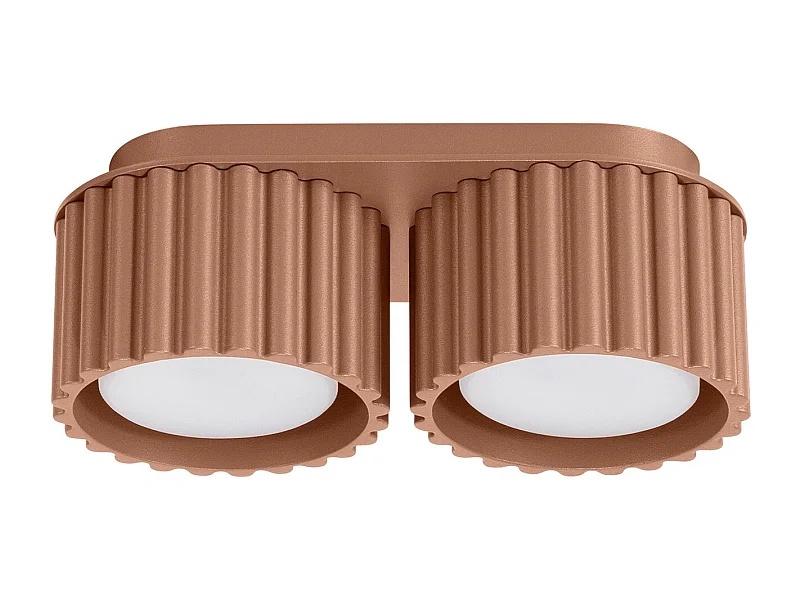 Plafonnier Aurélis 2 moka Gx53