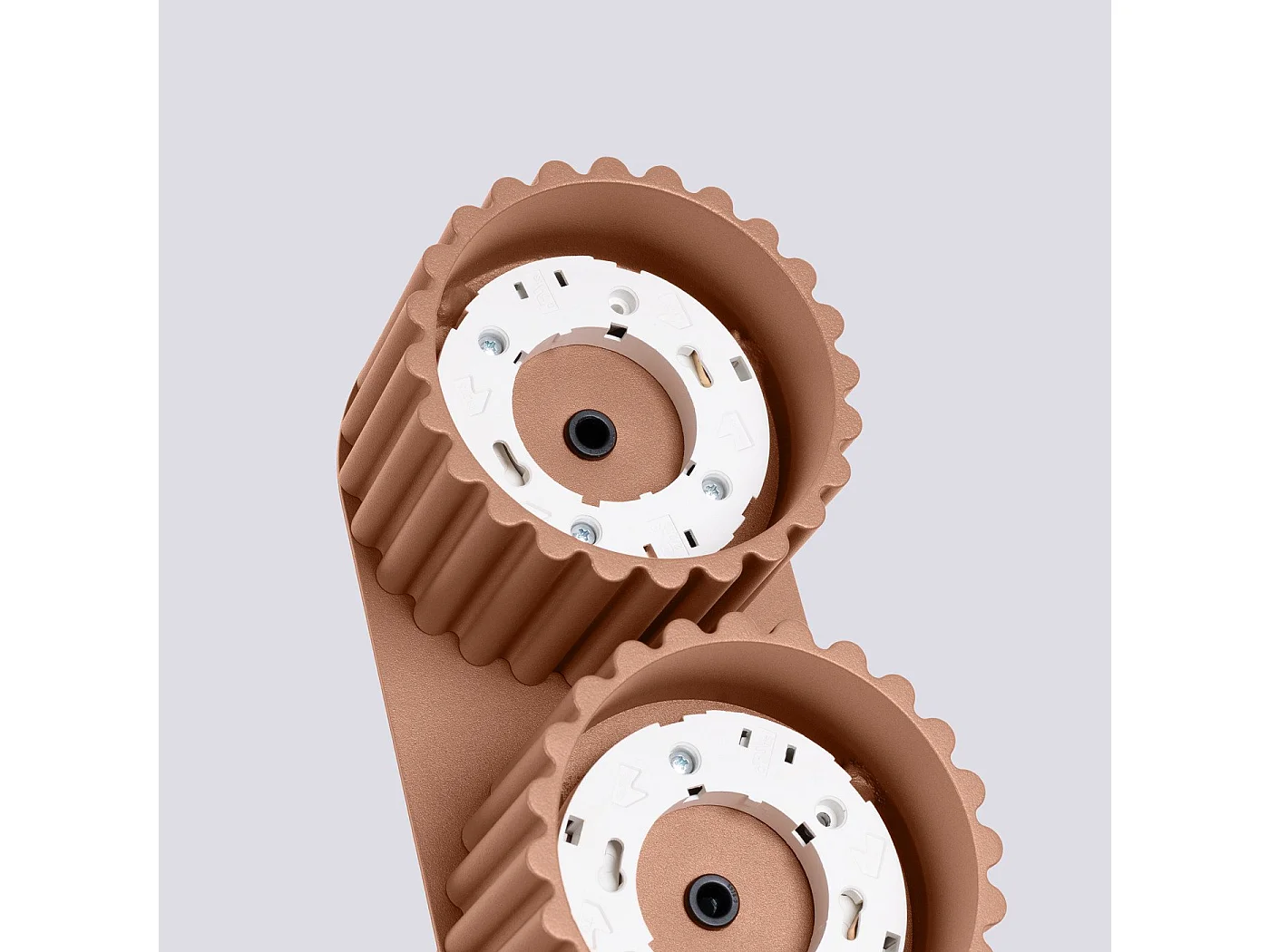 Plafonnier Aurélis 2 moka Gx53