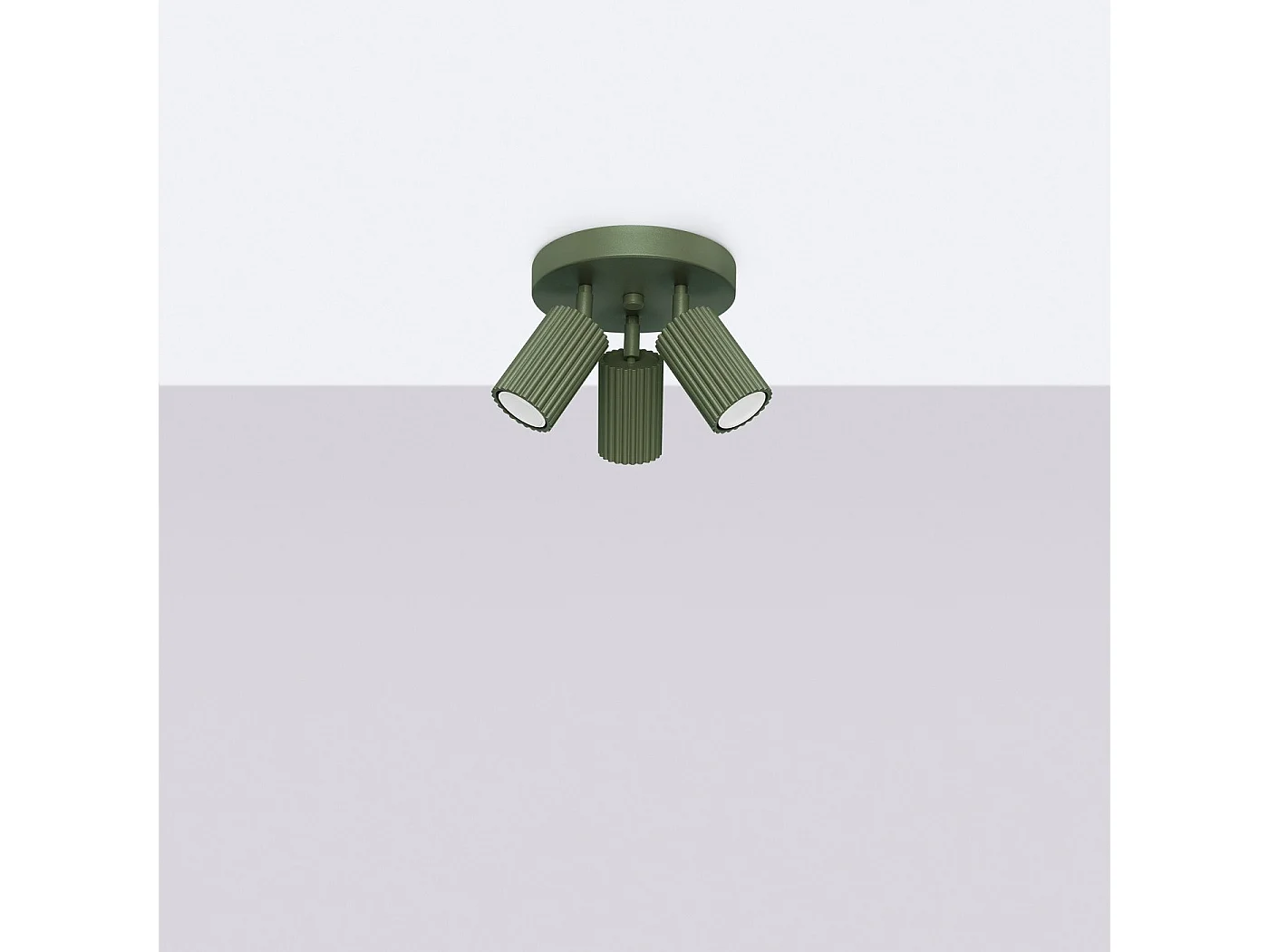 Plafonnier Onyx 3P vert olive