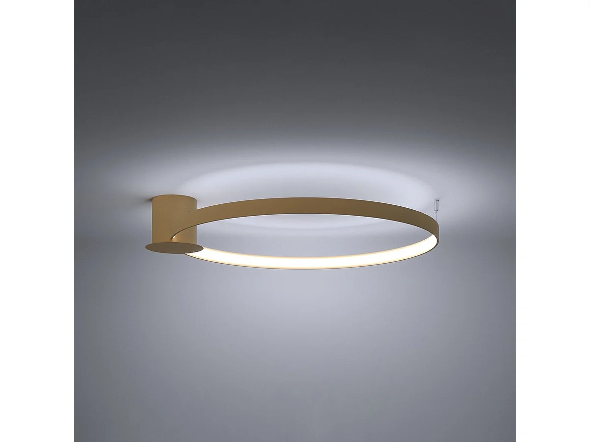 Plafonnier Nyra 78 doré LED 4000K