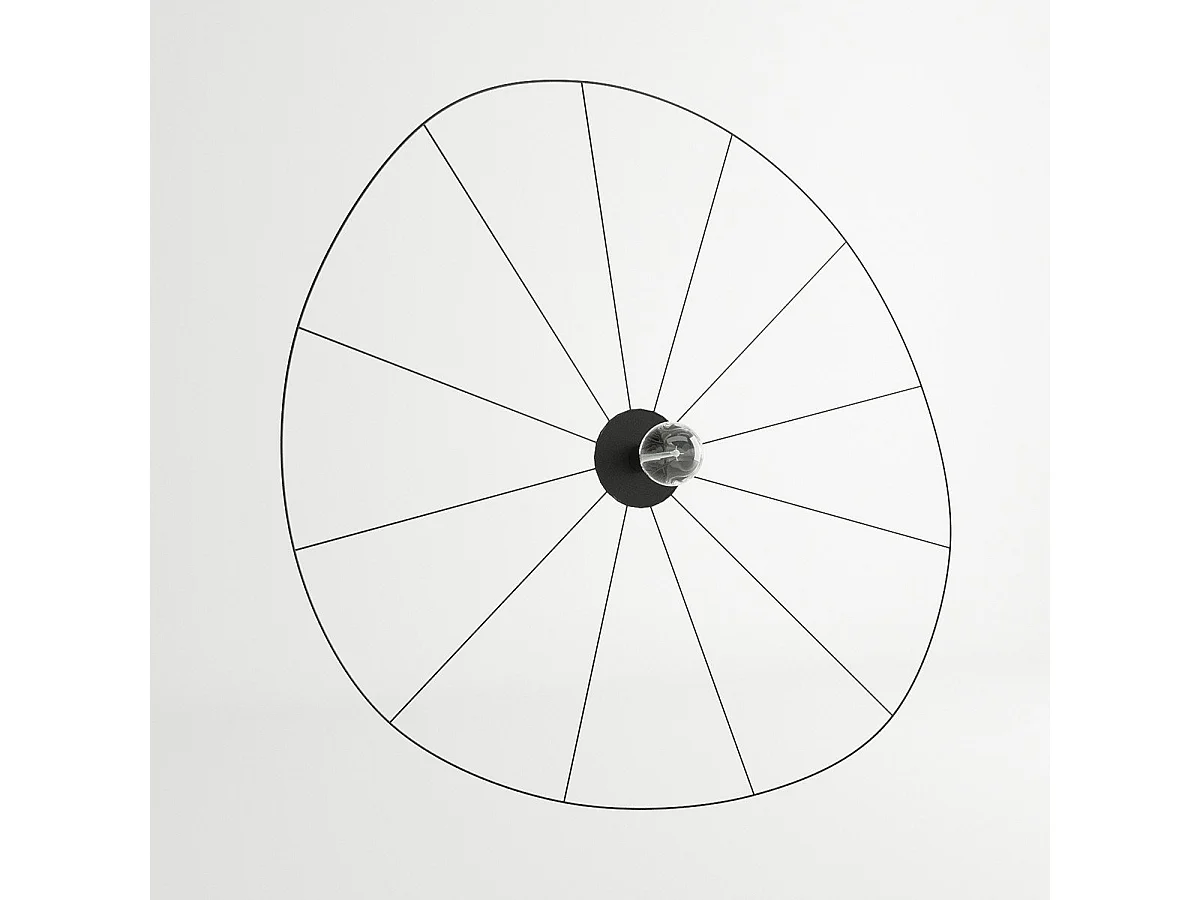 Applique - Plafonnier Solis 110 noir