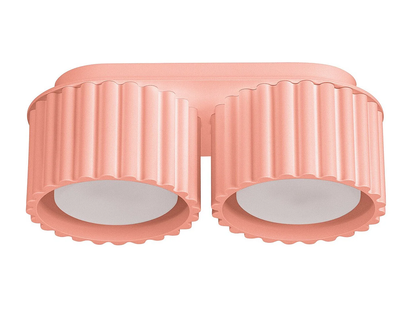 Plafonnier Aurélis 2 peach Gx53