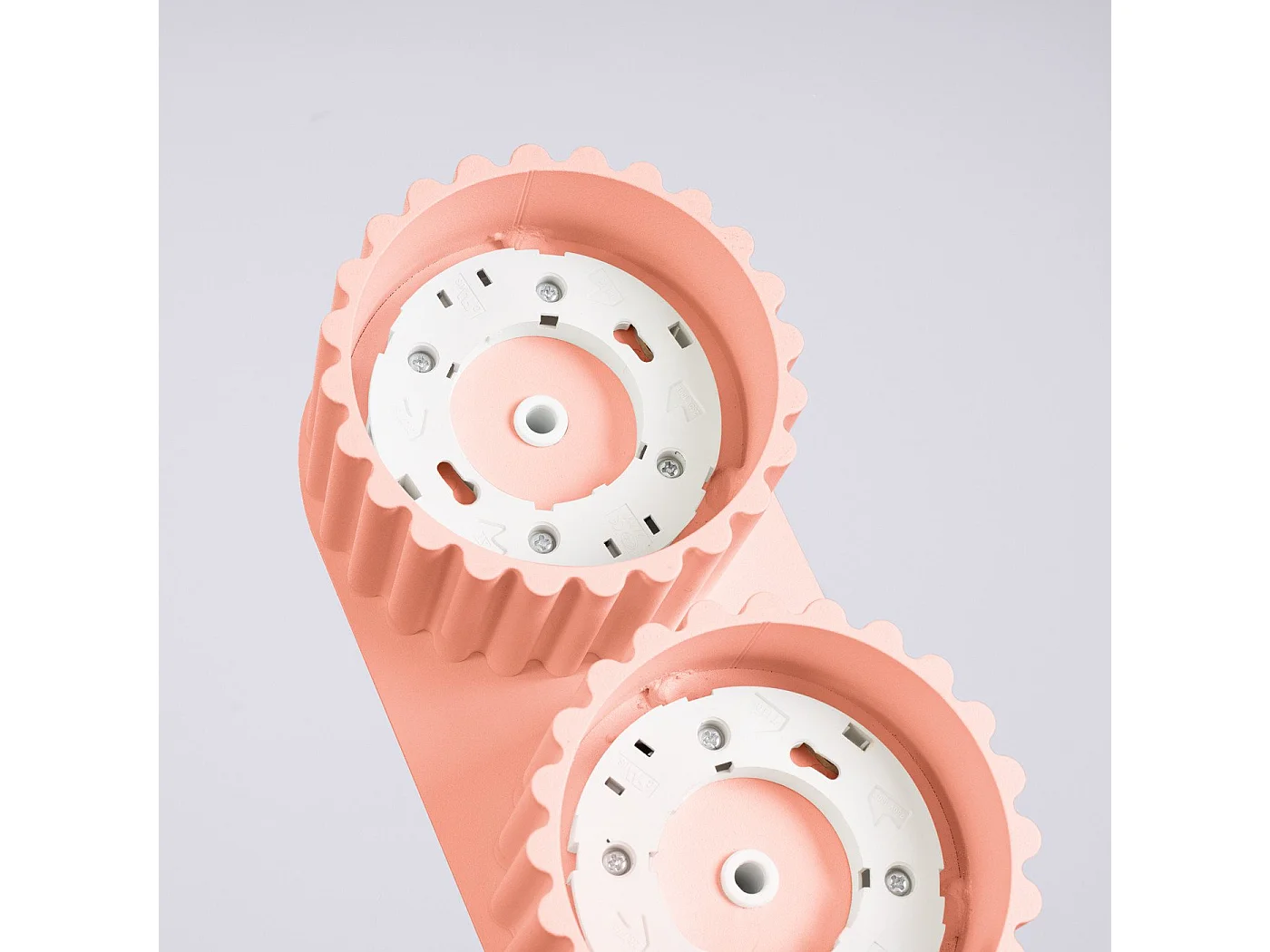 Plafonnier Aurélis 2 peach Gx53