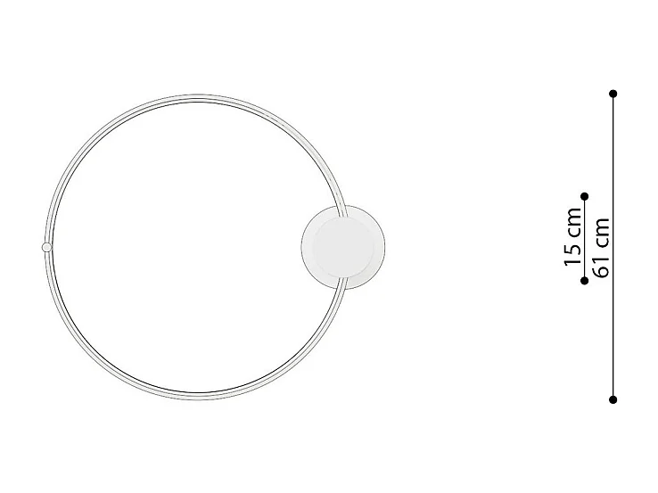 Plafonnier Nyra 55 blanc 3000K