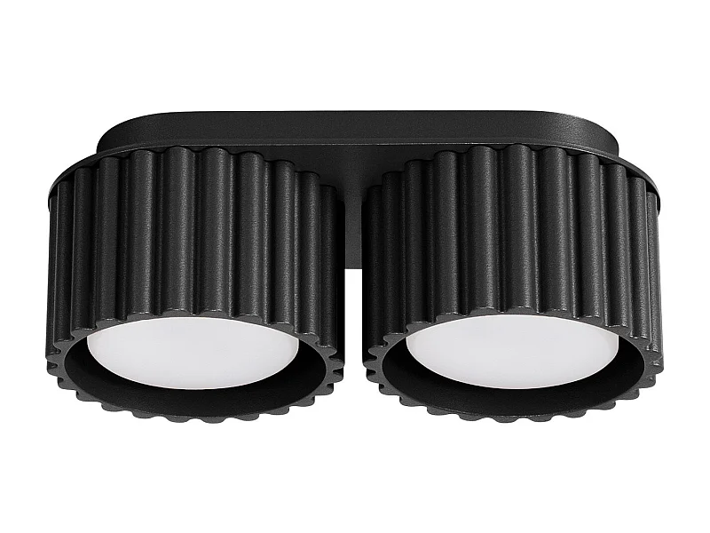 Plafonnier Aurélis 2 noir Gx53