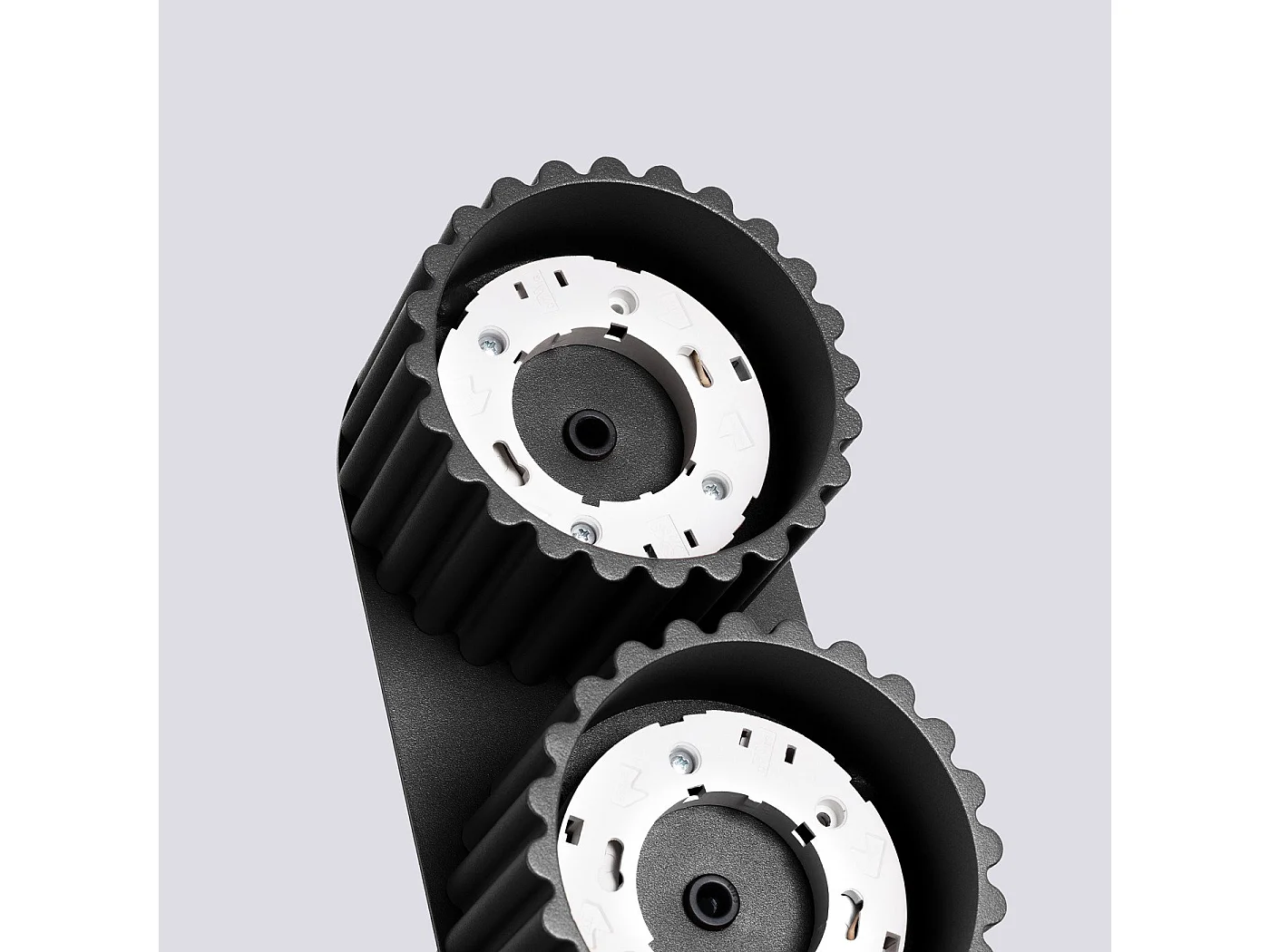 Plafonnier Aurélis 2 noir Gx53