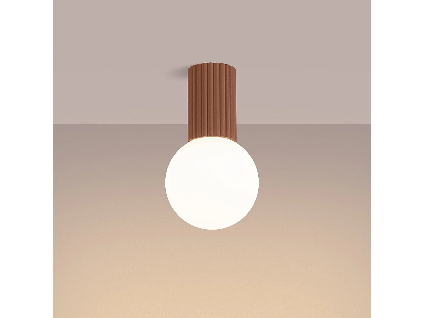 Plafonnier Orbis moka IP44