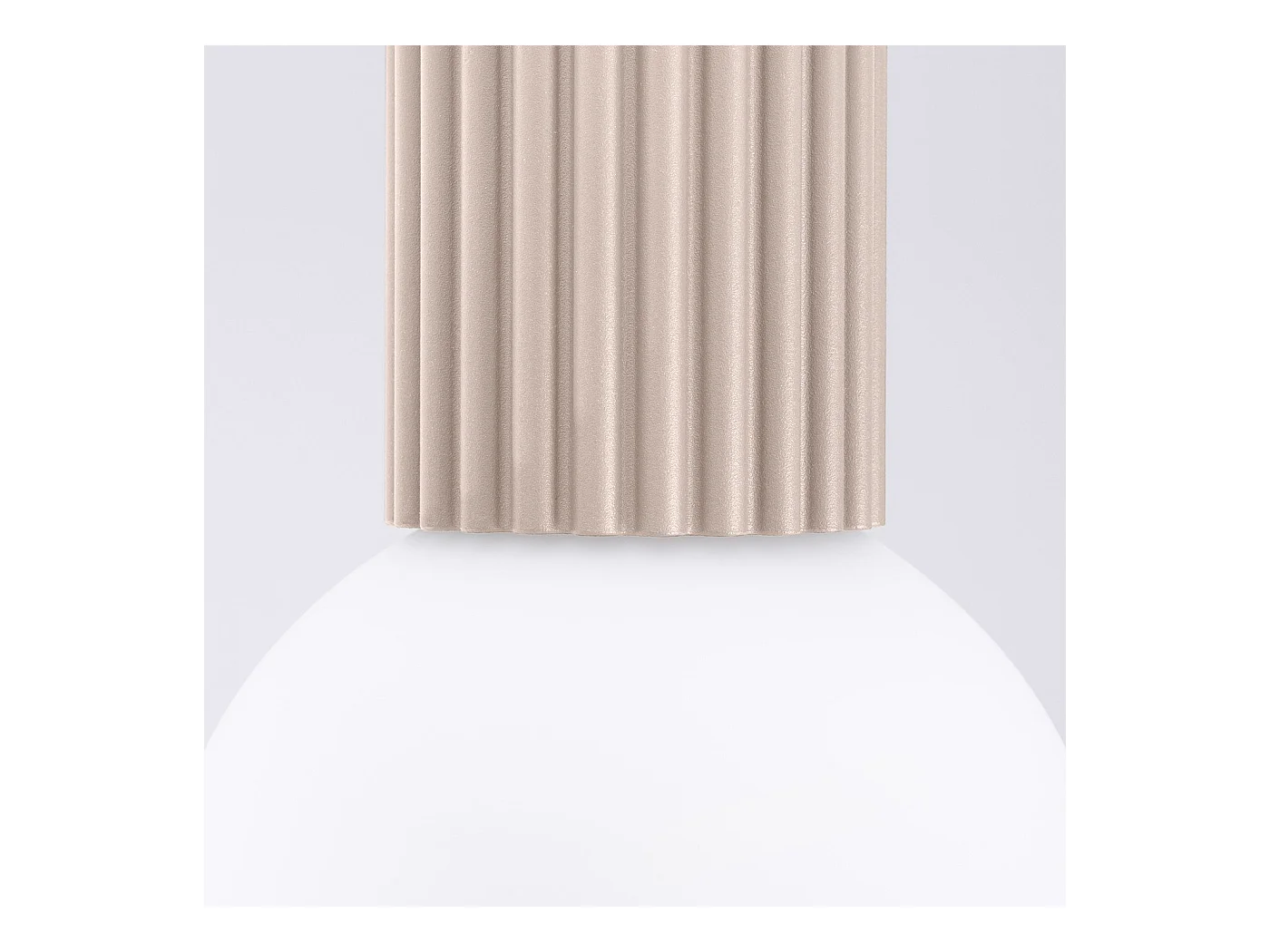 Plafonnier Orbis taupe IP44