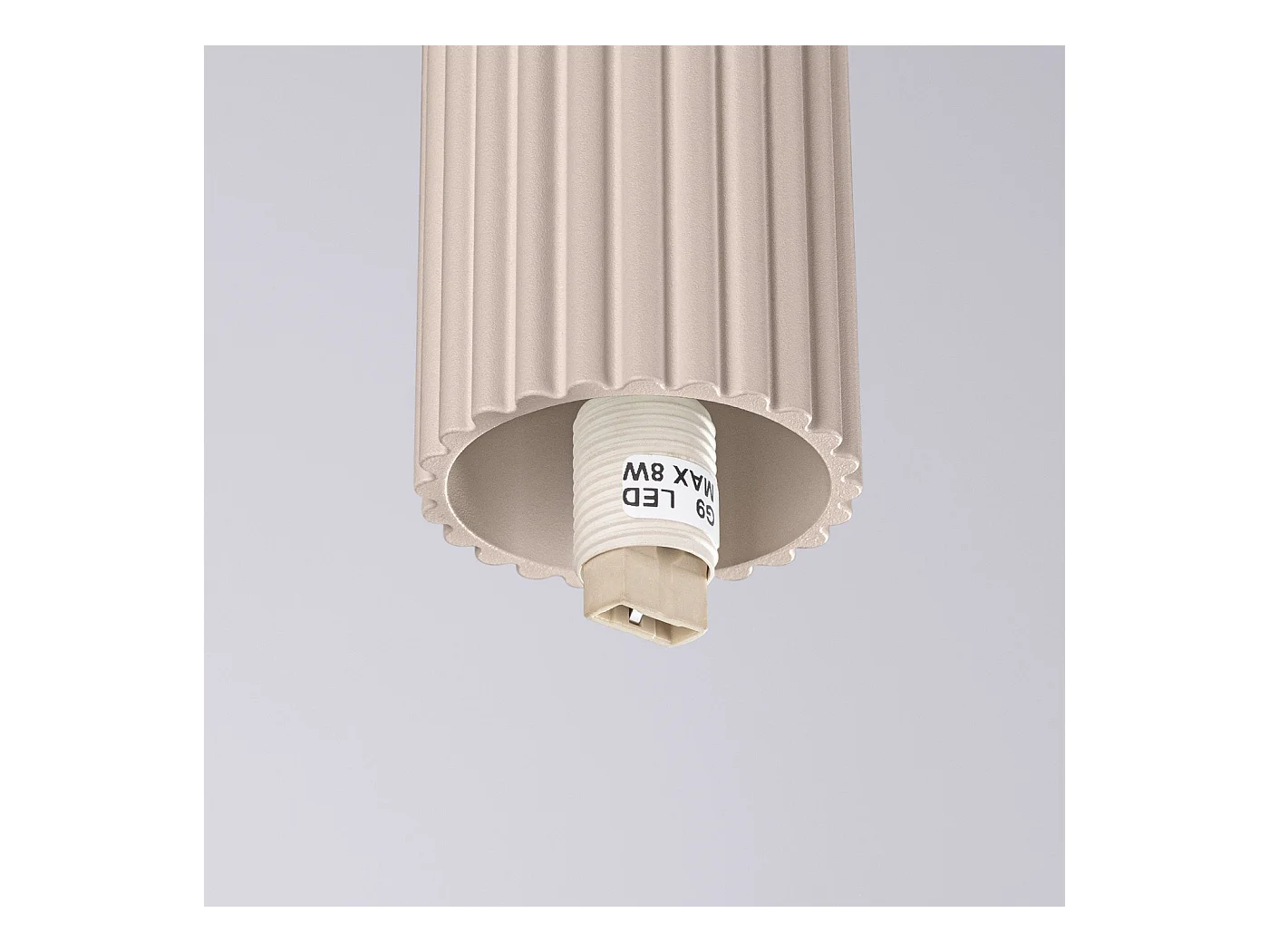 Plafonnier Orbis taupe IP44