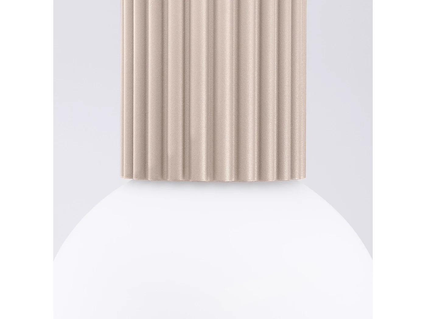 Plafonnier Orbis taupe IP44