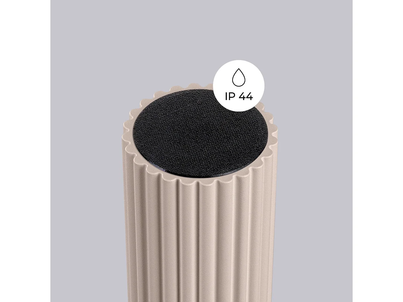 Plafonnier Orbis taupe IP44