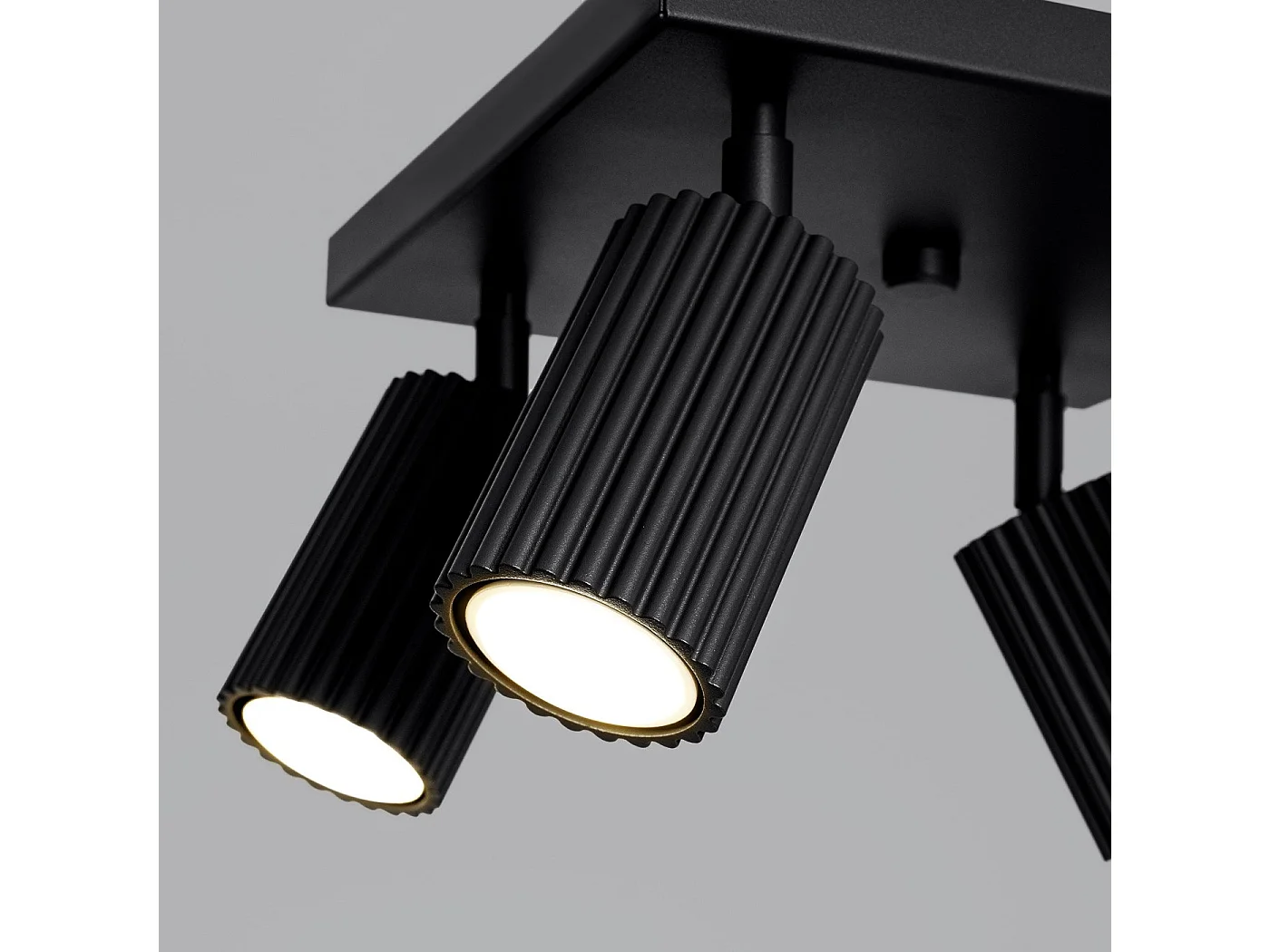 Plafonnier Onyx 4 noir