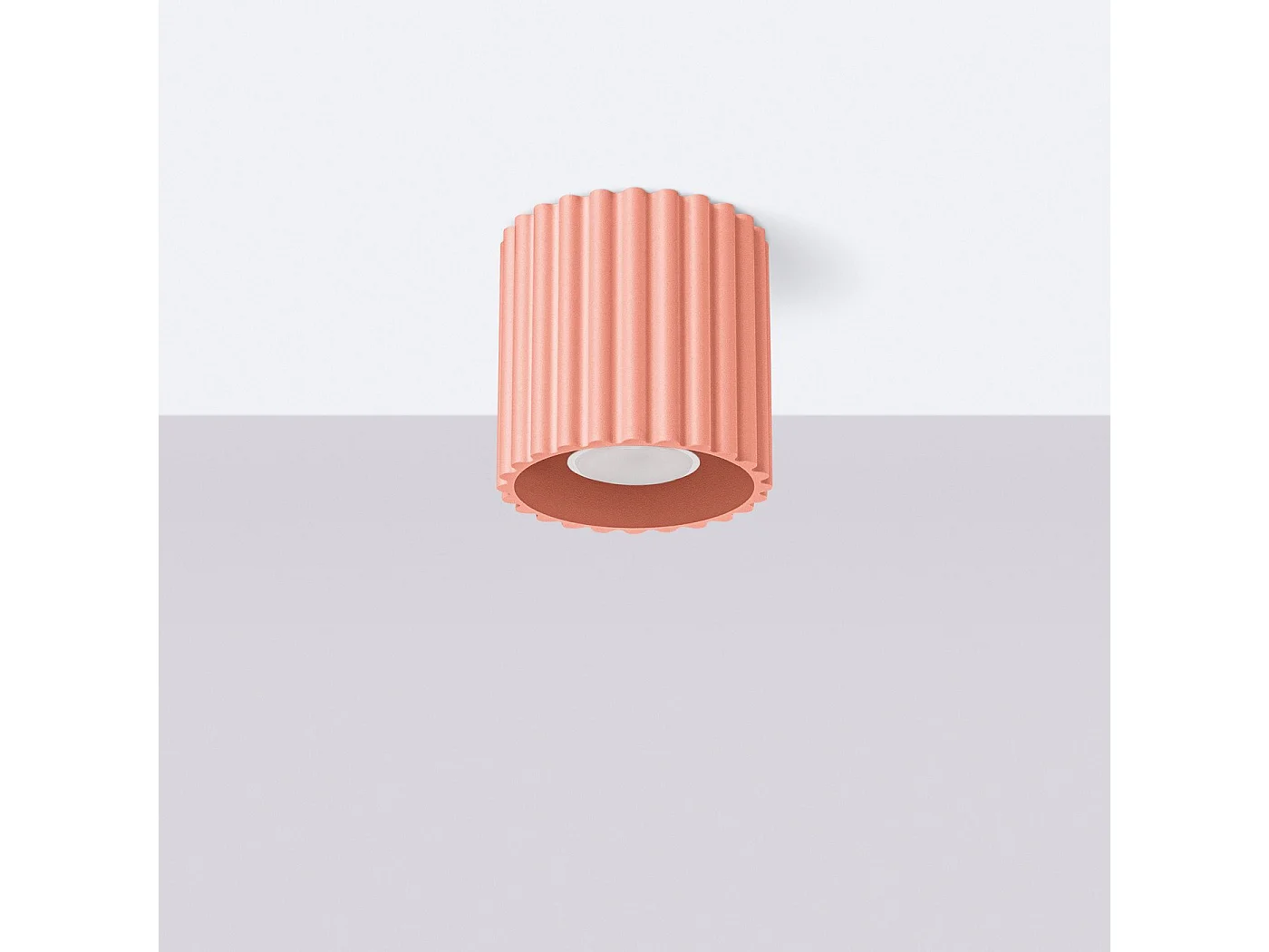 Plafonnier Aurélis 1 peach GU10