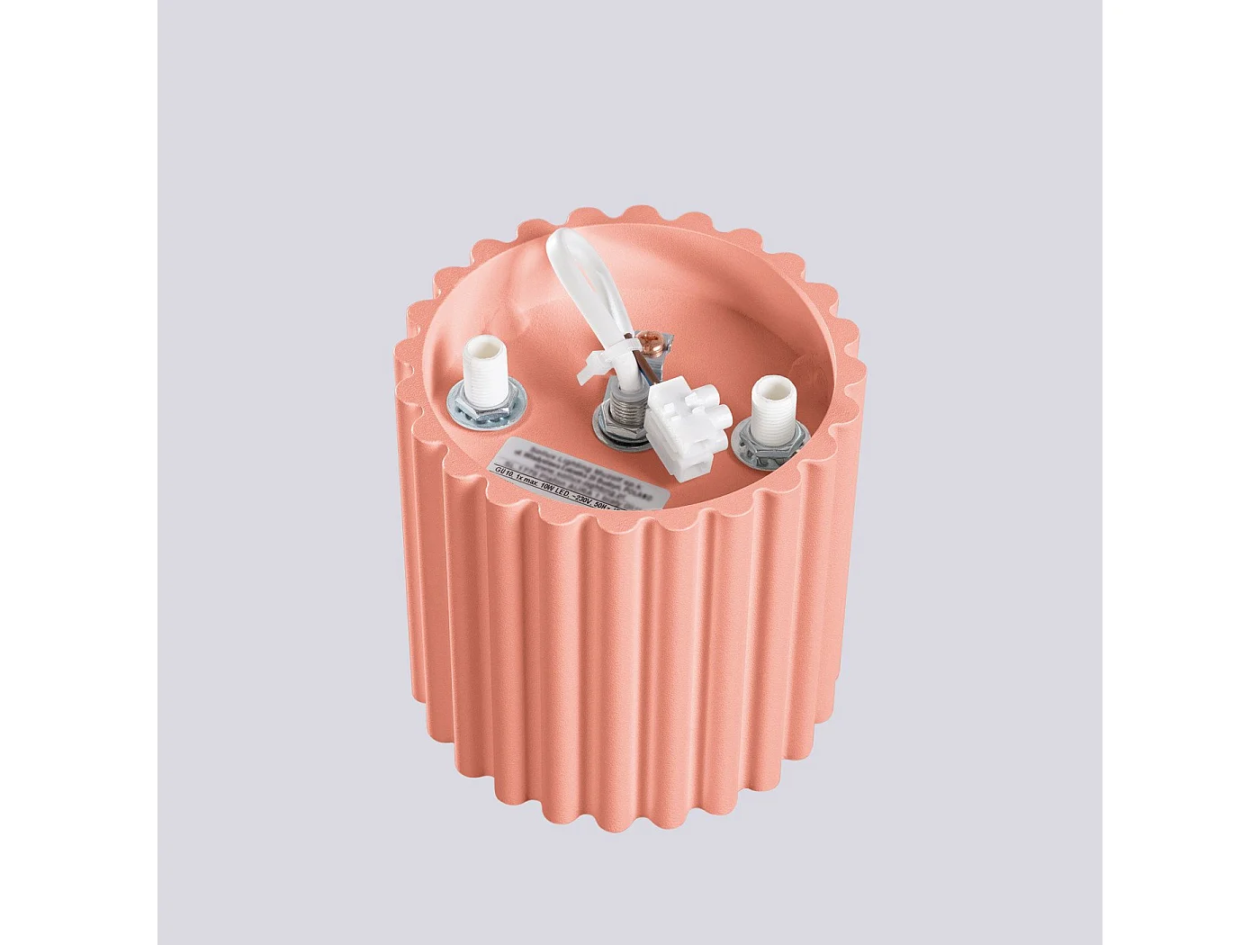 Plafonnier Aurélis 1 peach GU10