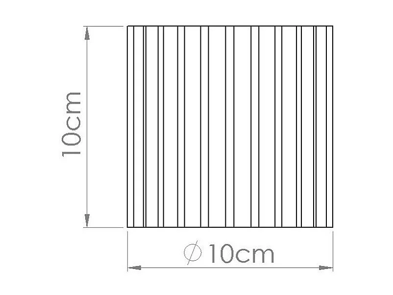 Plafonnier Aurélis 1 peach GU10