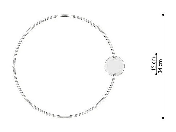 Plafonnier Nyra 78 doré LED 3000K