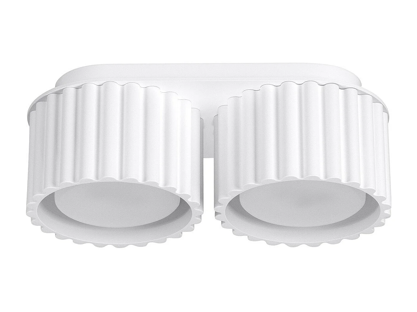 Plafonnier Aurélis 2 blanc Gx53