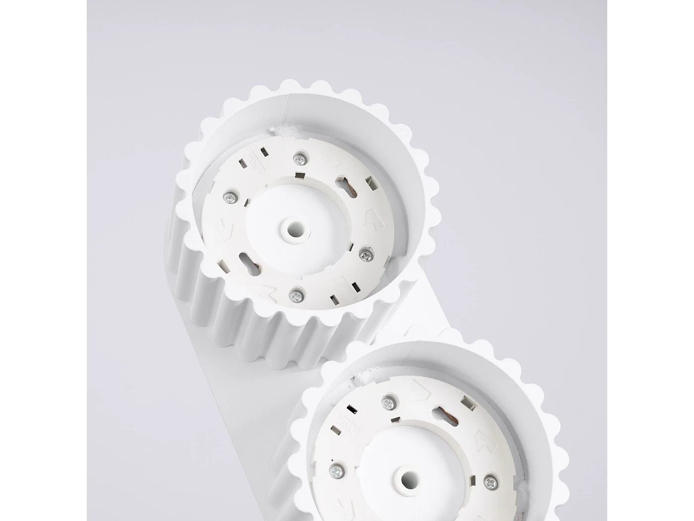 Plafonnier Aurélis 2 blanc Gx53