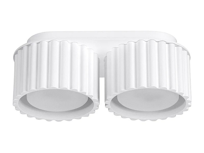 Plafonnier Aurélis 2 blanc Gx53