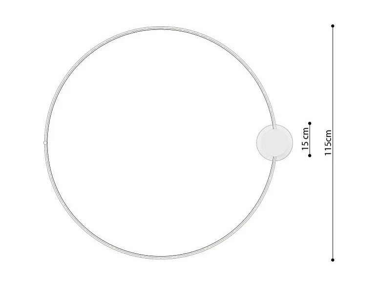 Plafonnier Nyra 110 doré LED 3000K