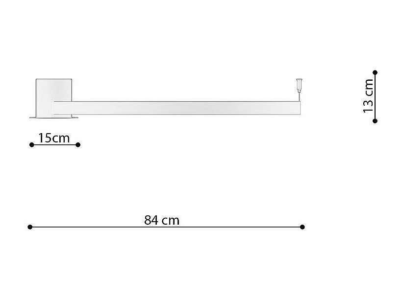 Plafonnier Nyra 78 blanc 3000K