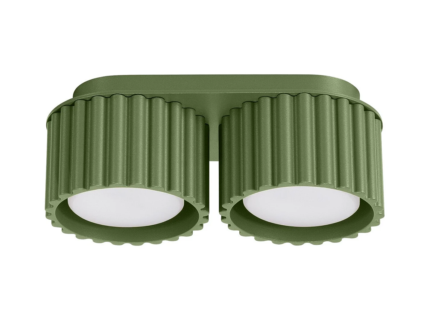 Plafonnier Aurélis 2 vert olive Gx53
