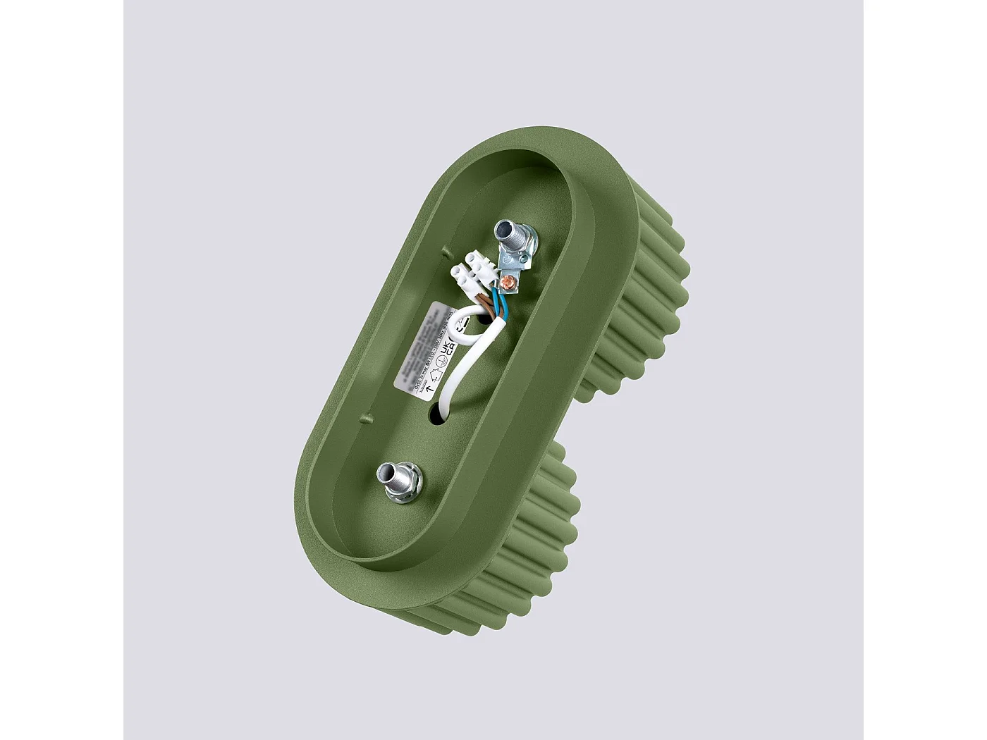 Plafonnier Aurélis 2 vert olive Gx53