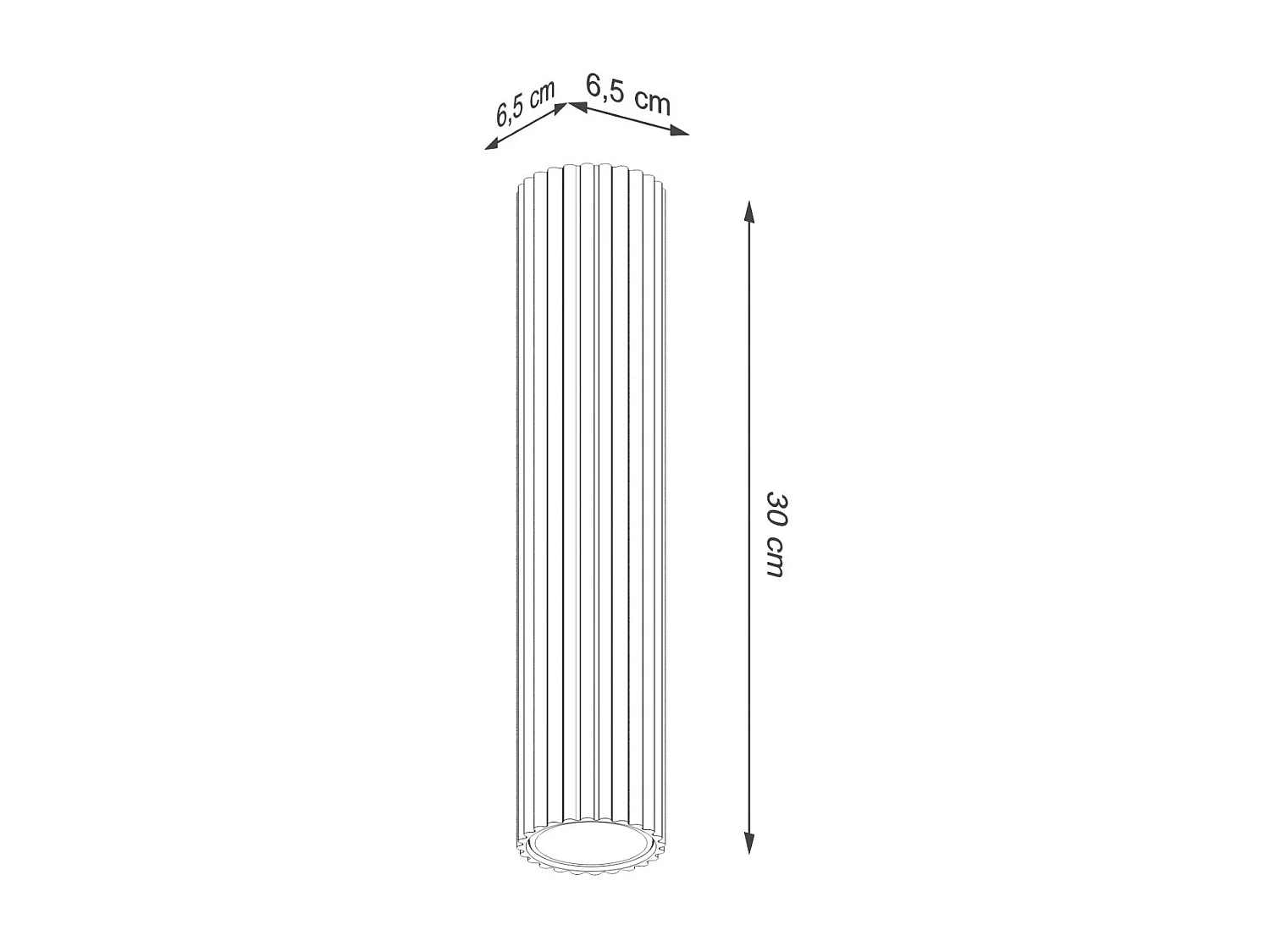 Plafonnier Onyx 30 or
