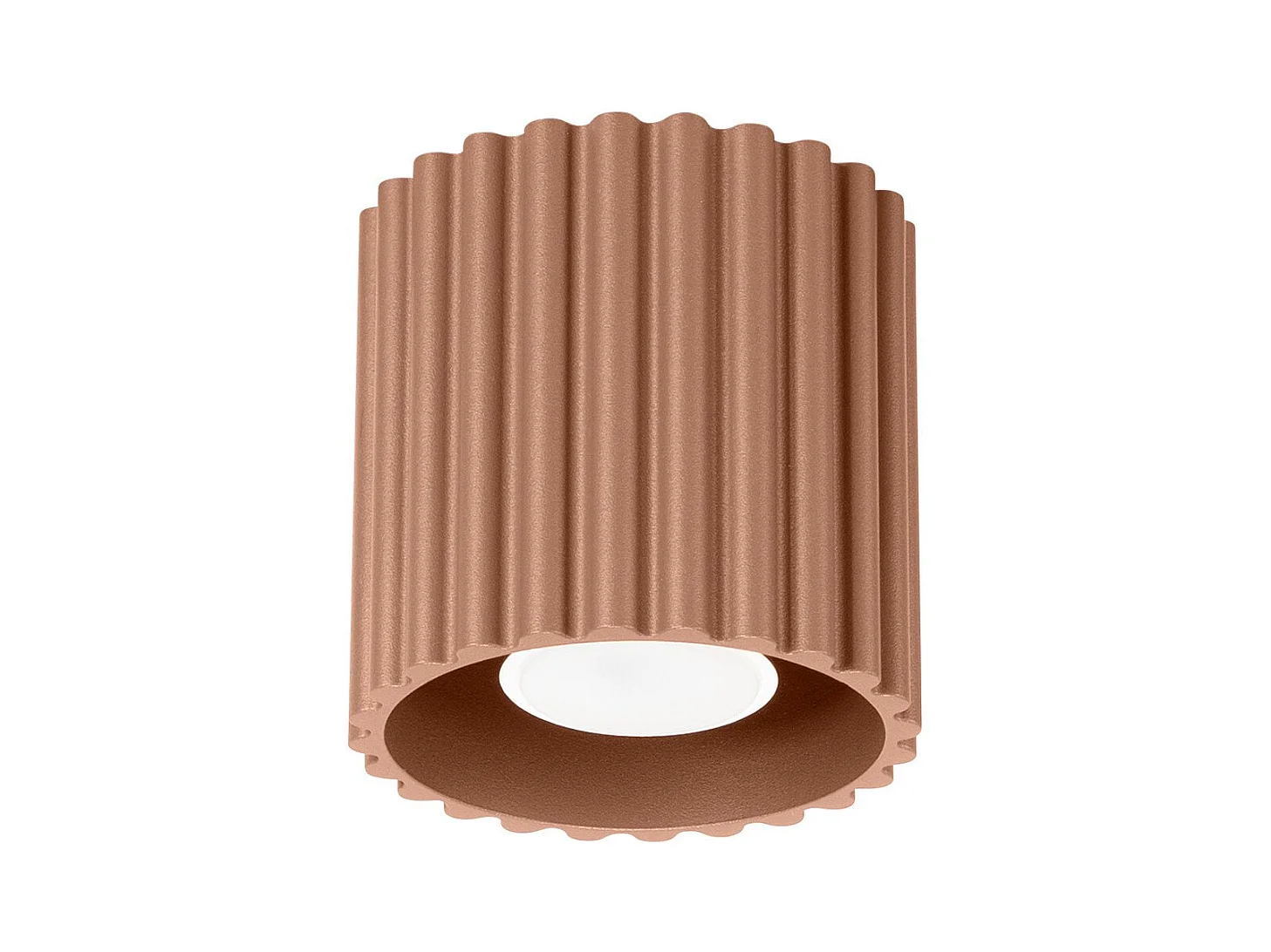 Plafonnier Aurélis 1 moka GU10