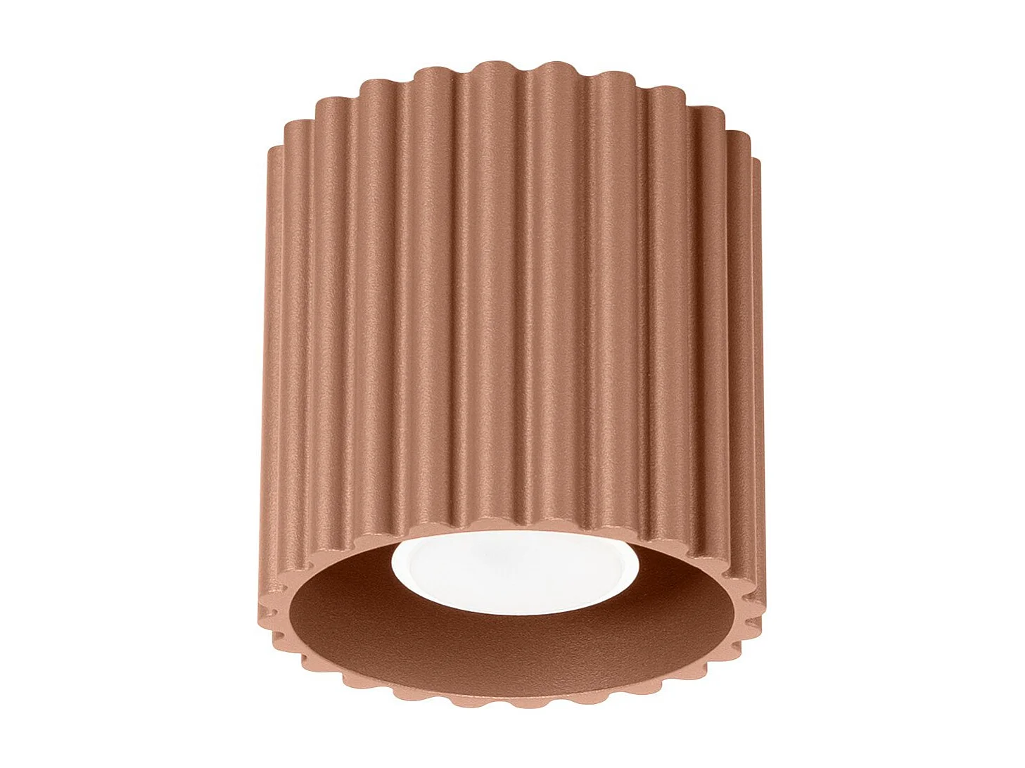 Plafonnier Aurélis 1 moka GU10