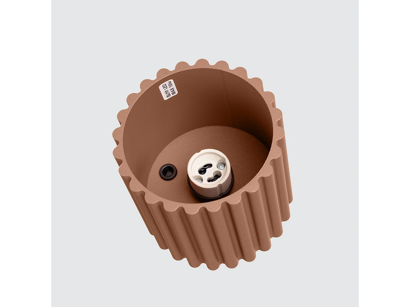 Plafonnier Aurélis 1 moka GU10